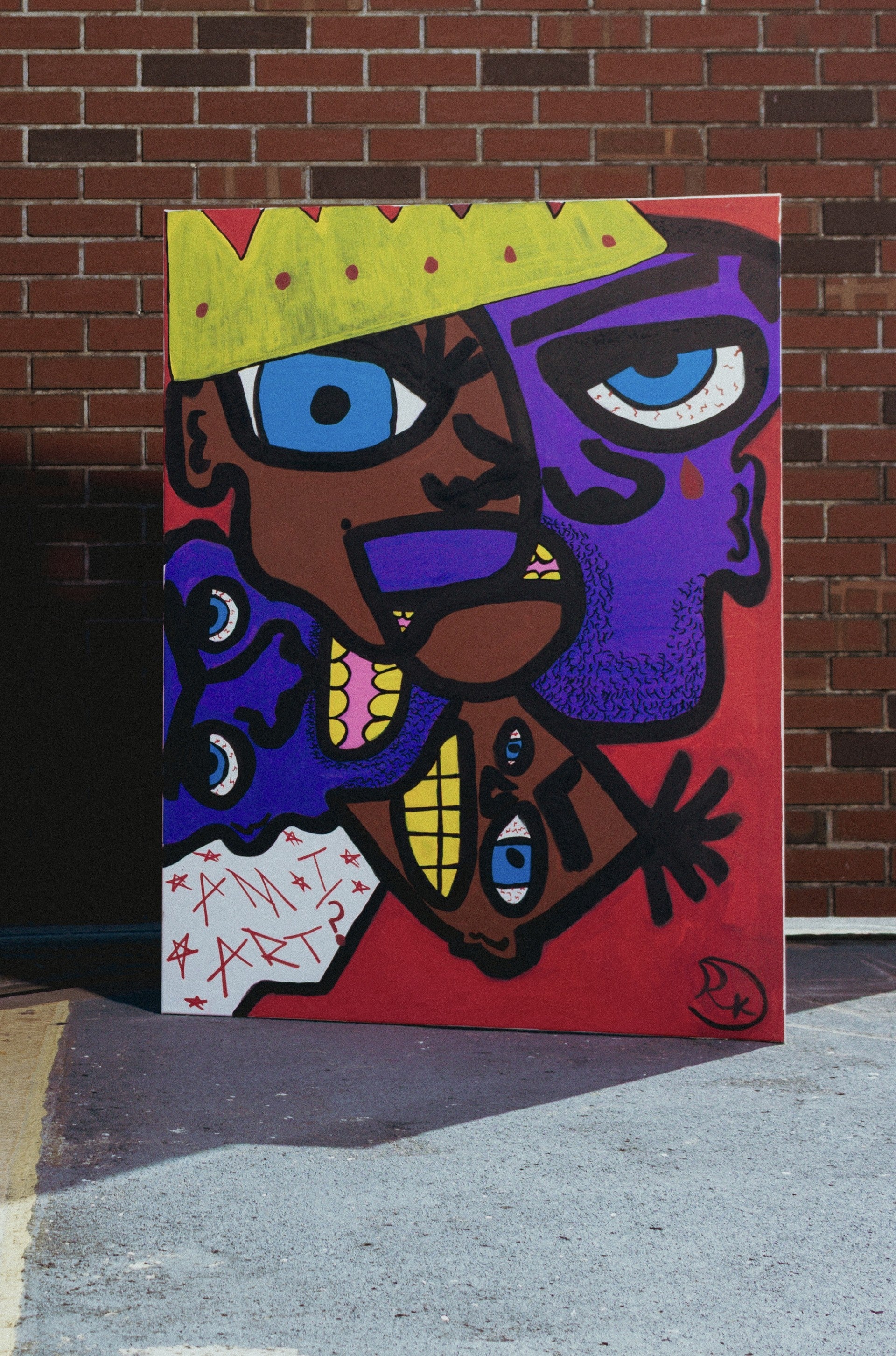 "The King I became" 40" x 30"