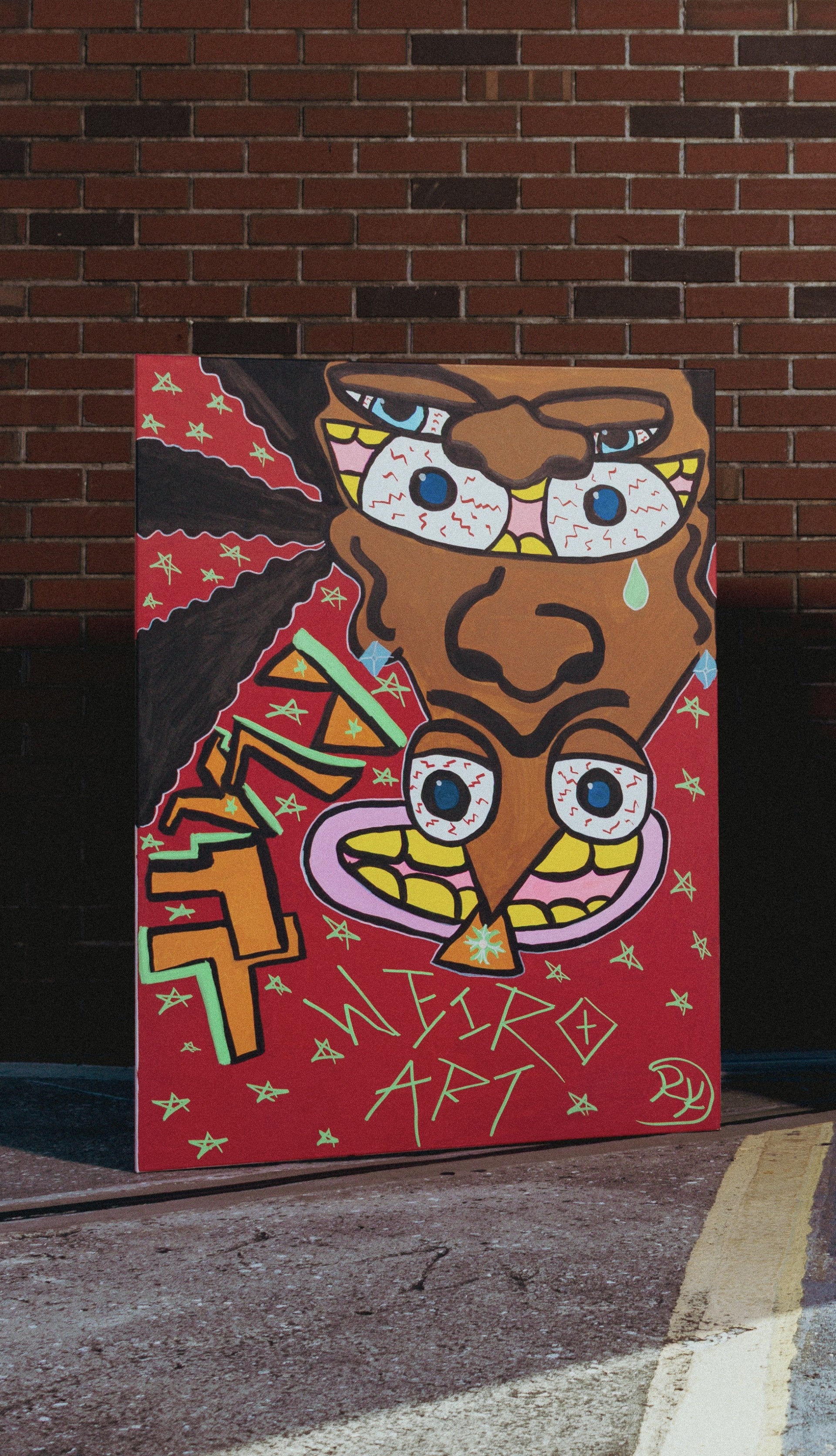 "Neon Minds" 40" x 30"